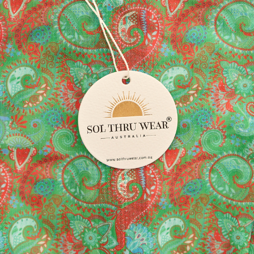 LINA top - Bohemian Green