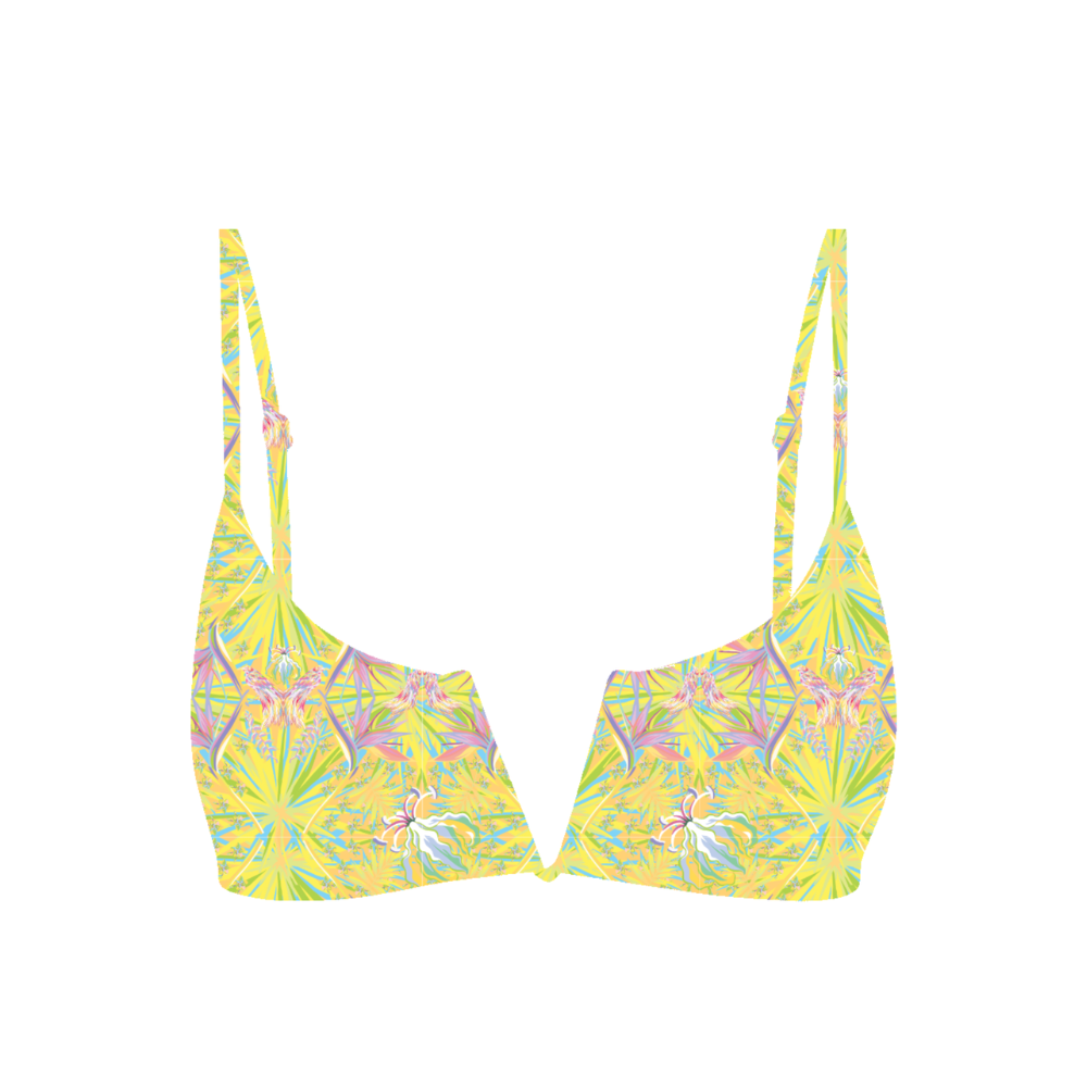 AVA top - Yellow Jungle