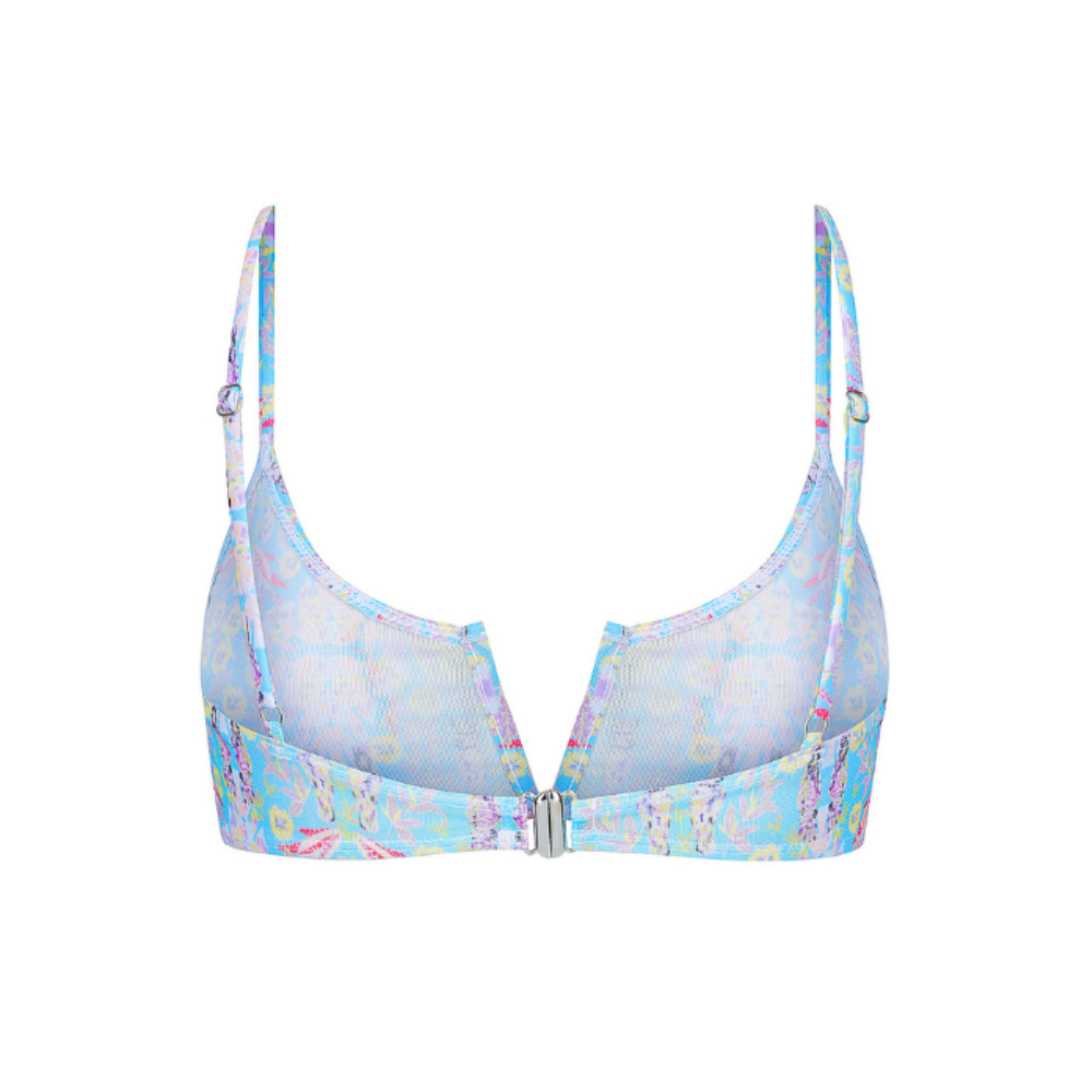 AVA top - Floral Blue