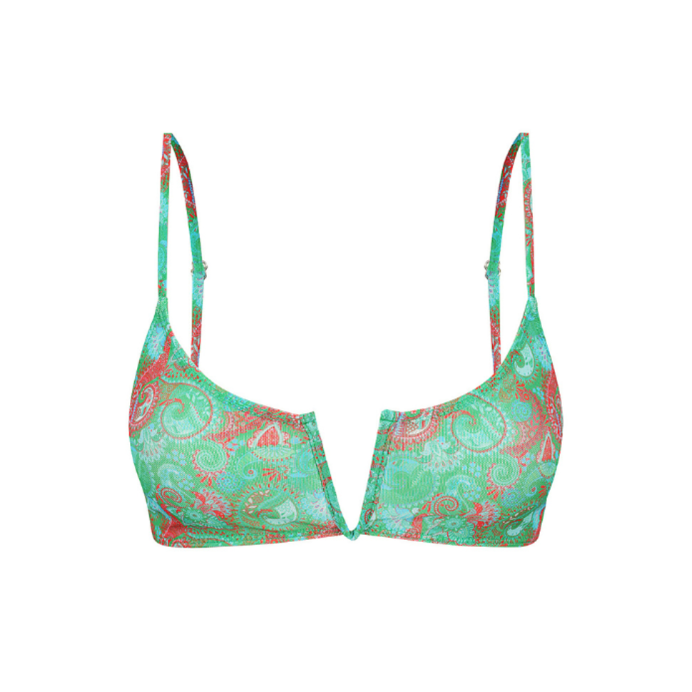 AVA top - Bohemian Green